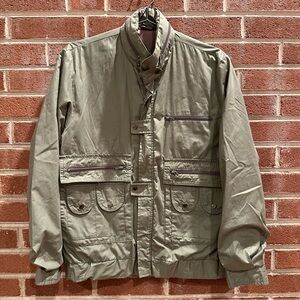 Windcrest Vintage Jacket Olive‎ Green Size Medium Windbreaker